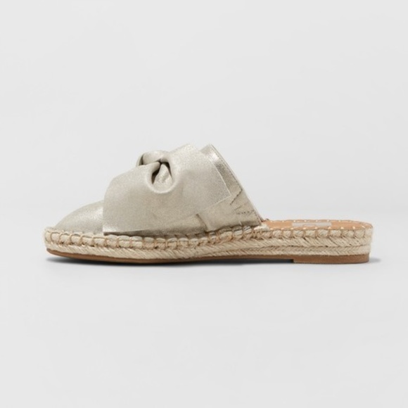 Dv Desirae Bow Accent Espadrilles Backless Mules - Picture 2 of 2